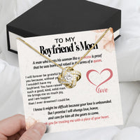 Thumbnail for Boyfriend's Mom Necklace: A Heartfelt Gift for the Woman Who Raised Him