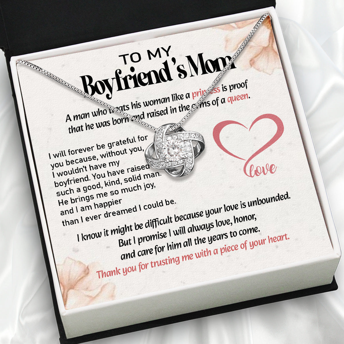 Boyfriend's Mom Necklace: A Heartfelt Gift for the Woman Who Raised Him