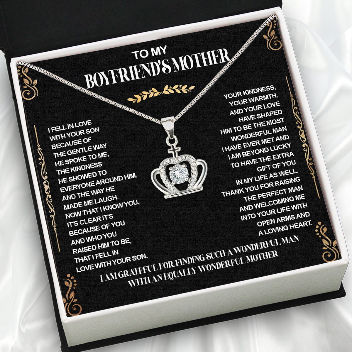 Boyfriend's Mom Necklace: A Heartfelt Gift for the Woman Who Raised Him