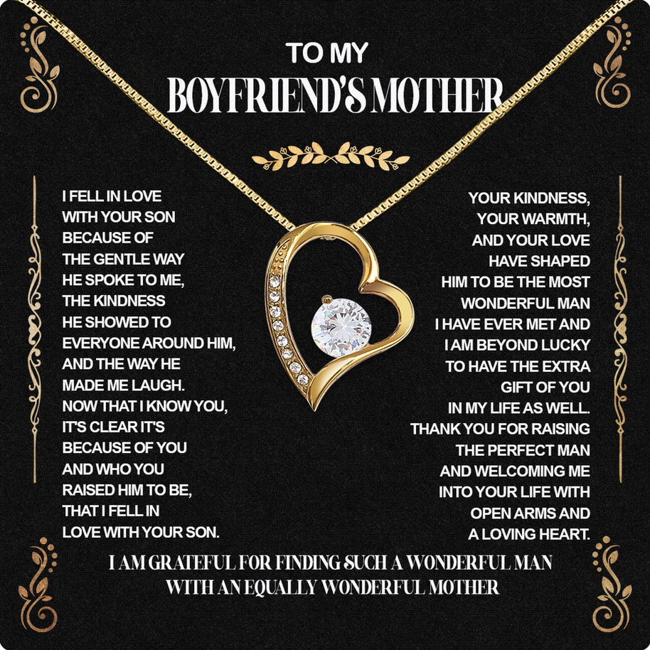 Boyfriend's Mom Necklace: A Heartfelt Gift for the Woman Who Raised Him