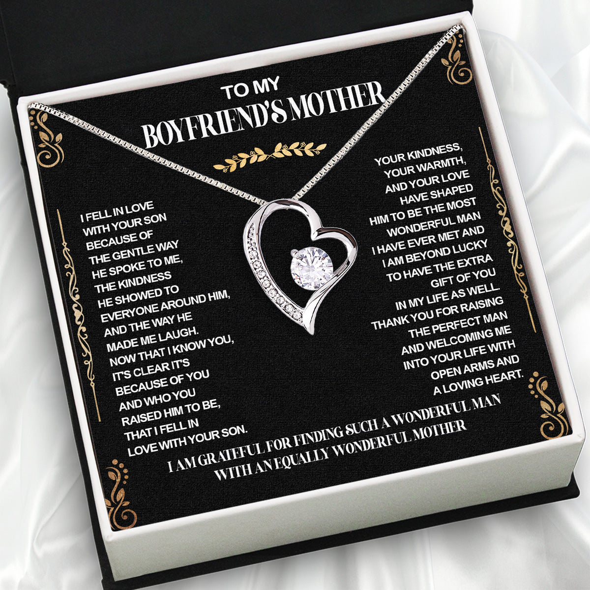 Boyfriend's Mom Necklace: A Heartfelt Gift for the Woman Who Raised Him