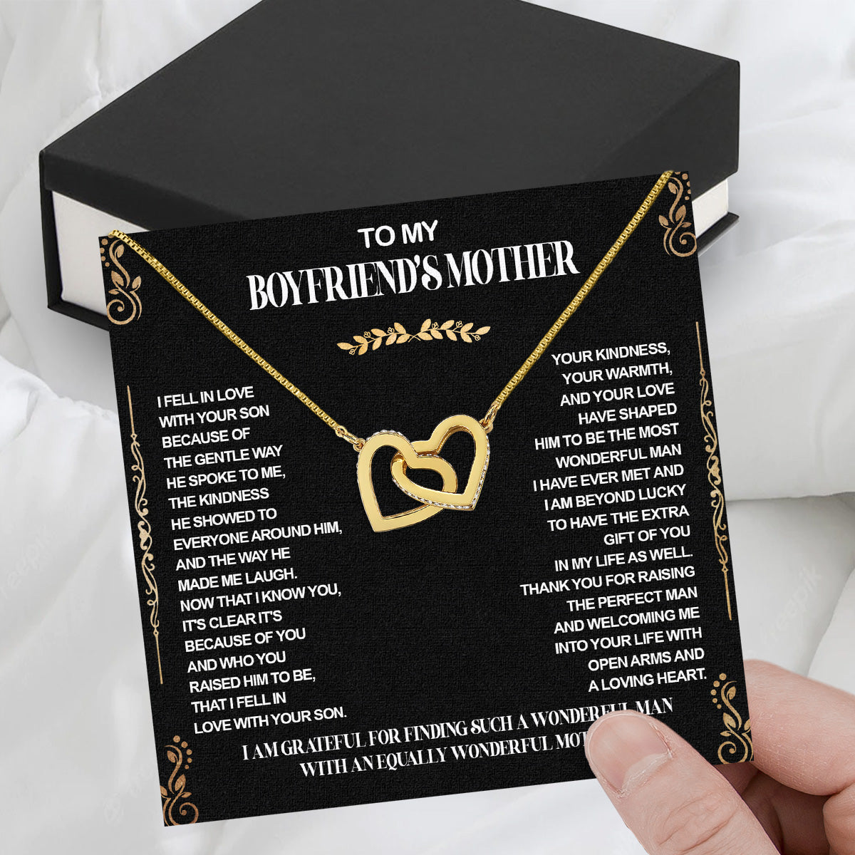 Boyfriend's Mom Necklace: A Heartfelt Gift for the Woman Who Raised Him