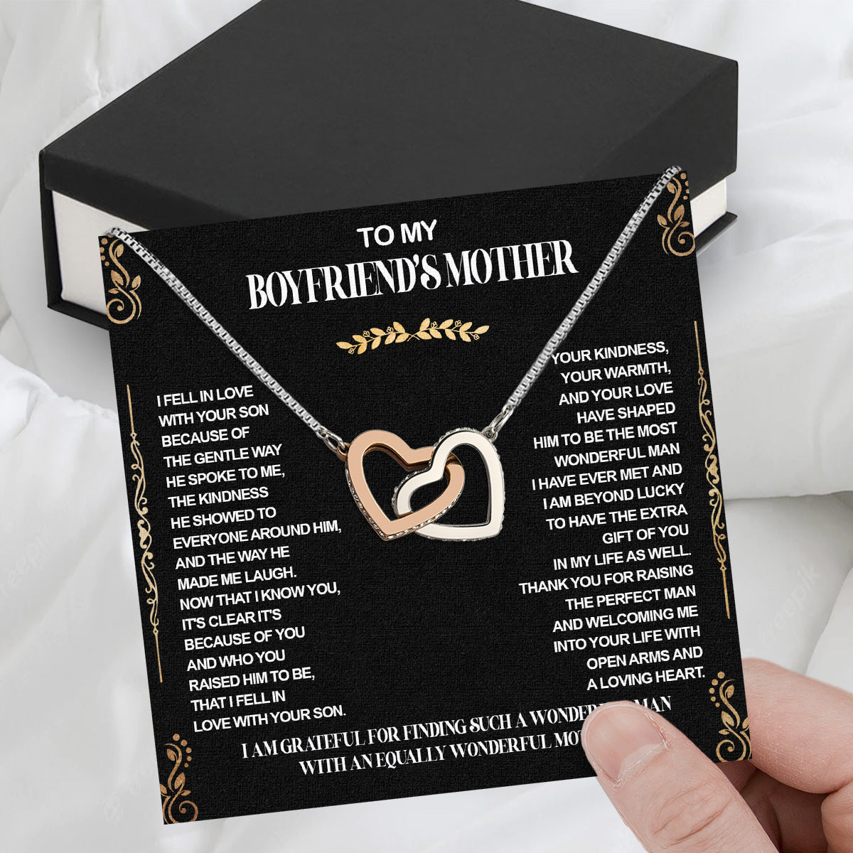 Boyfriend's Mom Necklace: A Heartfelt Gift for the Woman Who Raised Him