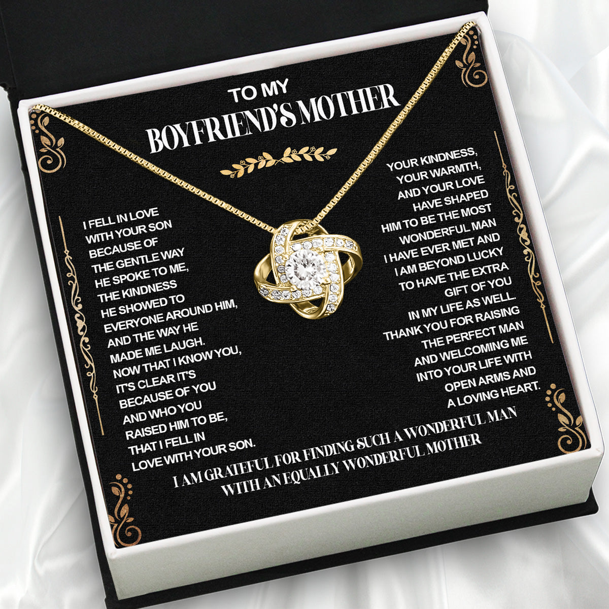 Boyfriend's Mom Necklace: A Heartfelt Gift for the Woman Who Raised Him