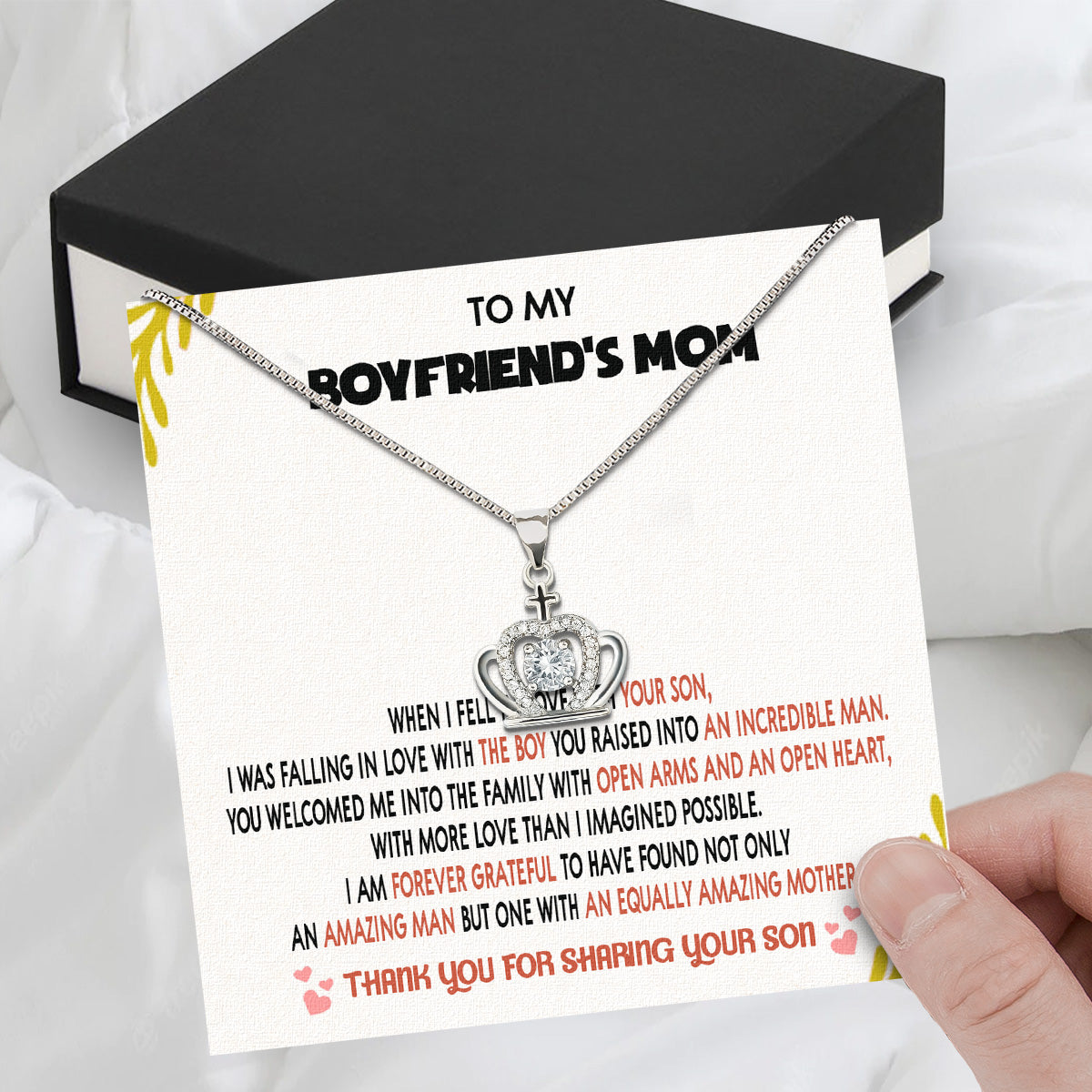 Boyfriend’s Mom Necklace: A Heartfelt Gift for the Woman Who Raised Him