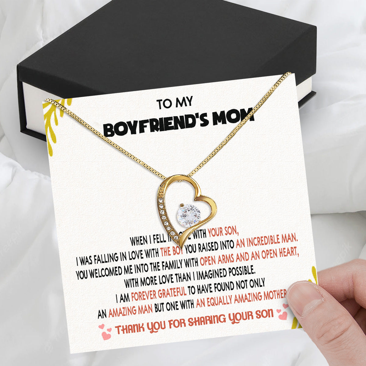 Boyfriend’s Mom Necklace: A Heartfelt Gift for the Woman Who Raised Him