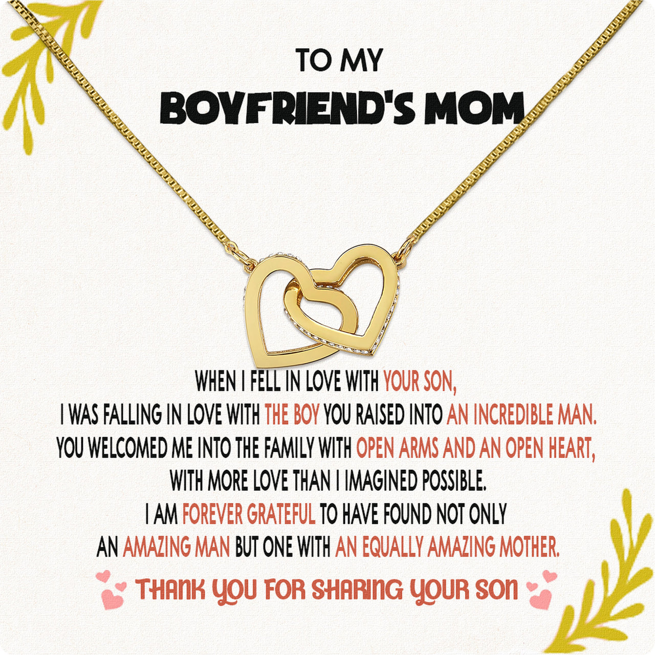 Boyfriend’s Mom Necklace: A Heartfelt Gift for the Woman Who Raised Him