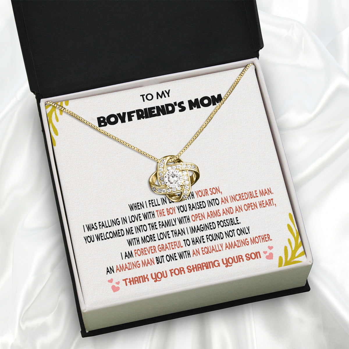 Boyfriend’s Mom Necklace: A Heartfelt Gift for the Woman Who Raised Him