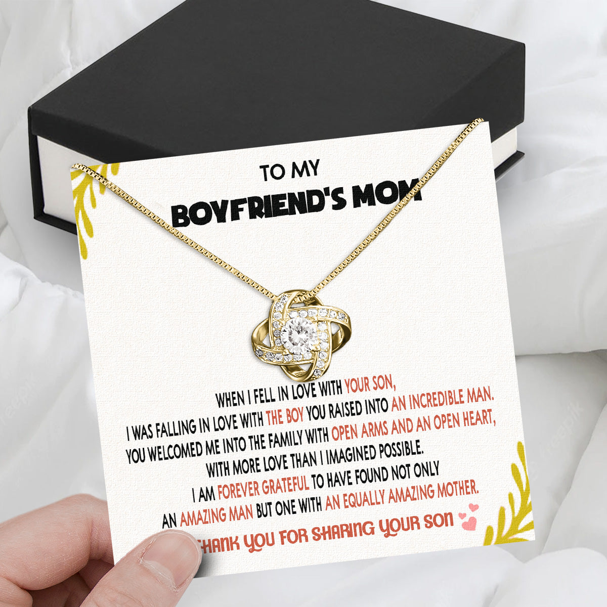 Boyfriend’s Mom Necklace: A Heartfelt Gift for the Woman Who Raised Him