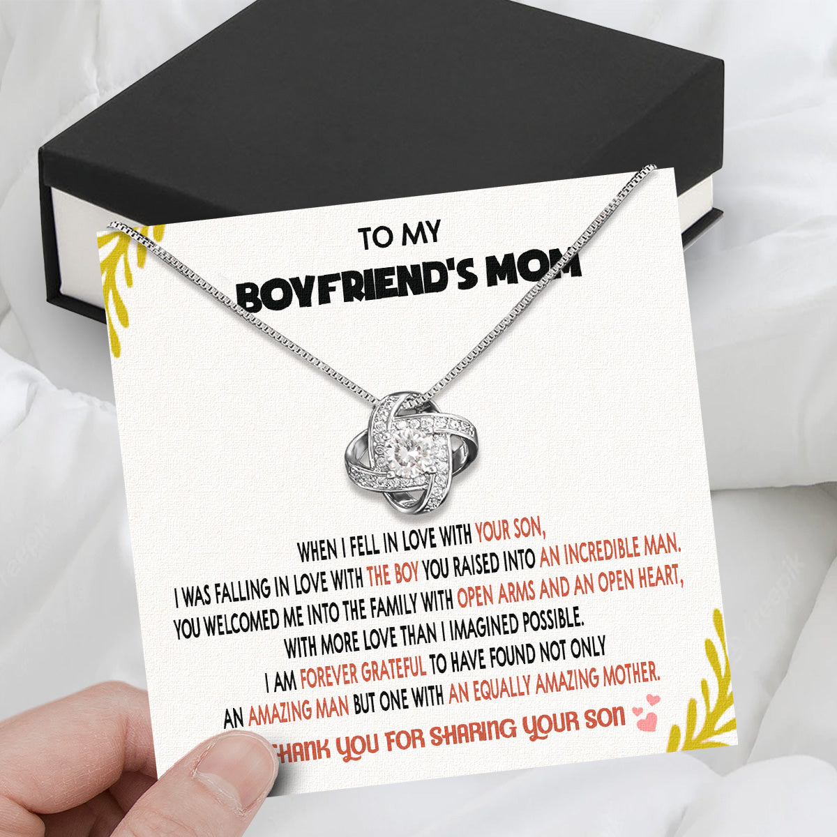 Boyfriend’s Mom Necklace: A Heartfelt Gift for the Woman Who Raised Him