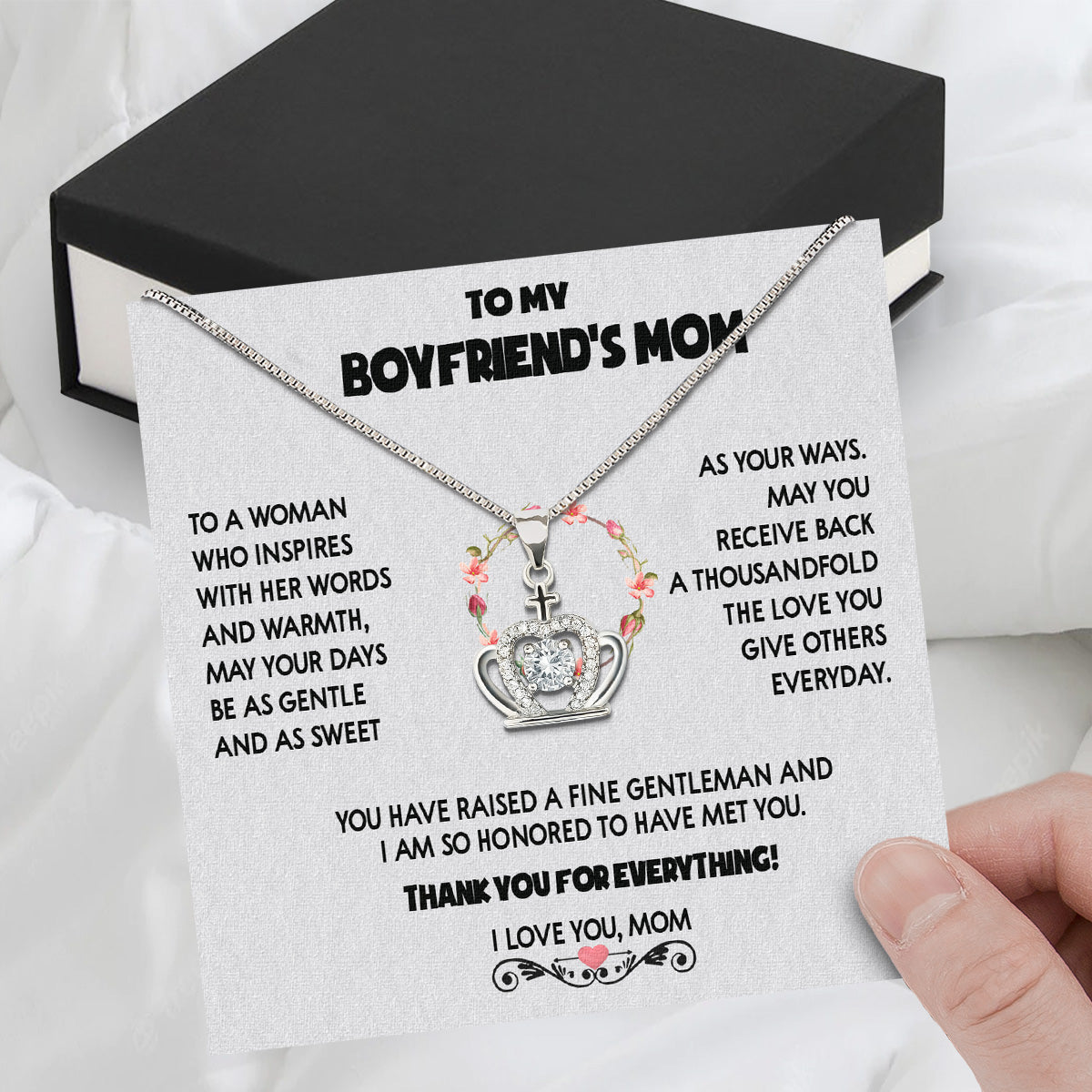 Boyfriend’s Mom Necklace: A Heartfelt Gift for the Woman Who Raised Him