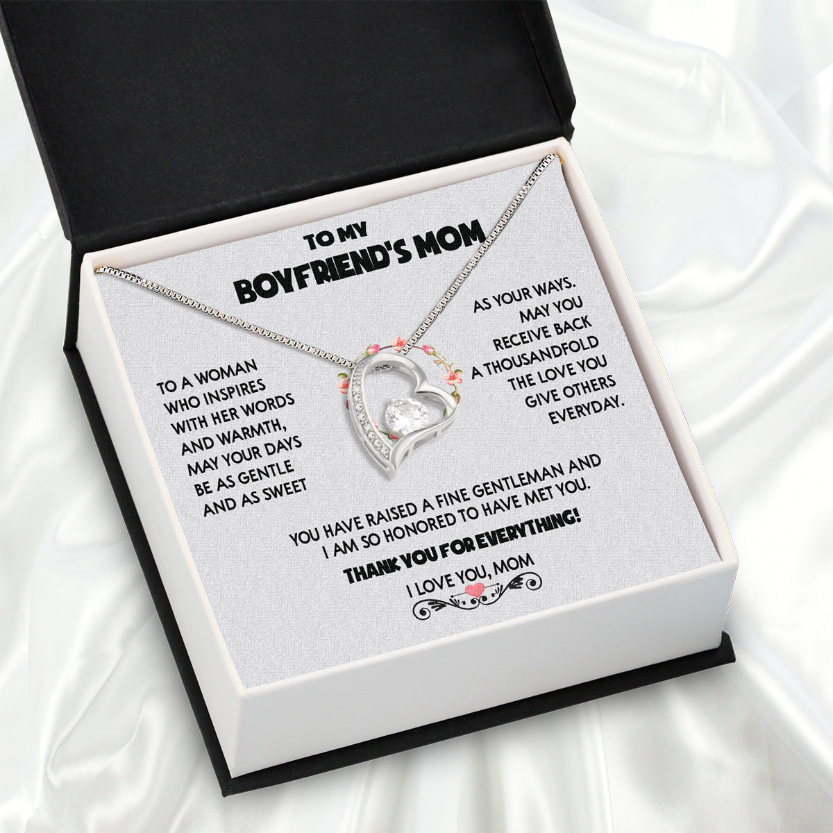 Boyfriend’s Mom Necklace: A Heartfelt Gift for the Woman Who Raised Him