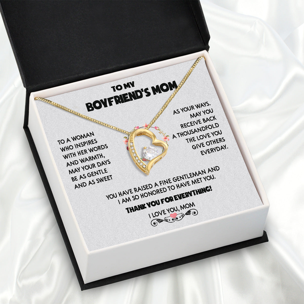 Boyfriend’s Mom Necklace: A Heartfelt Gift for the Woman Who Raised Him