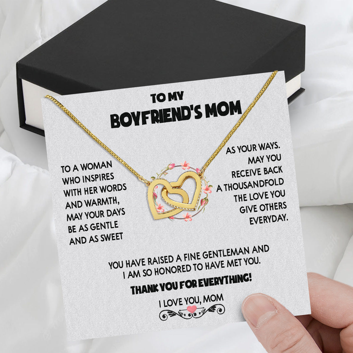 Boyfriend’s Mom Necklace: A Heartfelt Gift for the Woman Who Raised Him