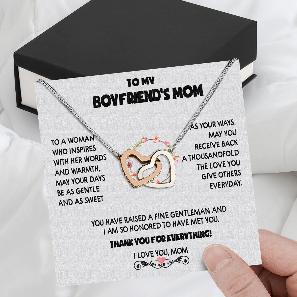 Boyfriend’s Mom Necklace: A Heartfelt Gift for the Woman Who Raised Him