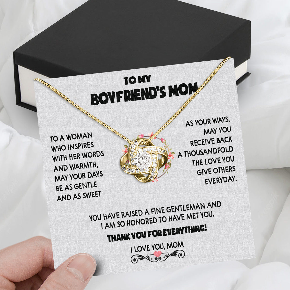 Boyfriend’s Mom Necklace: A Heartfelt Gift for the Woman Who Raised Him