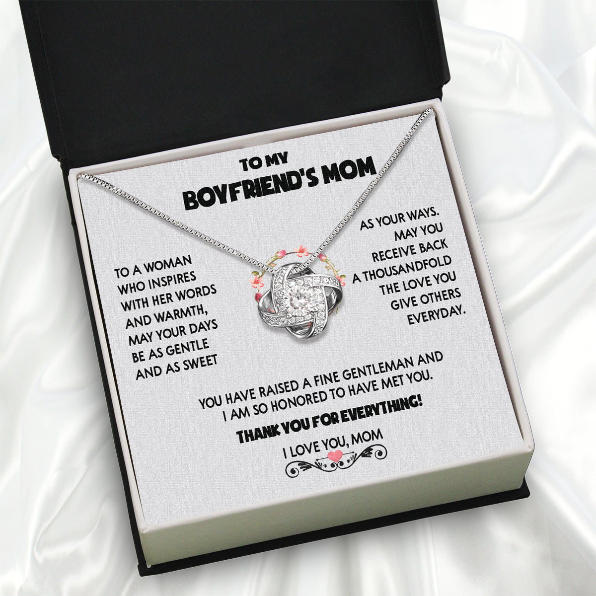 Boyfriend’s Mom Necklace: A Heartfelt Gift for the Woman Who Raised Him