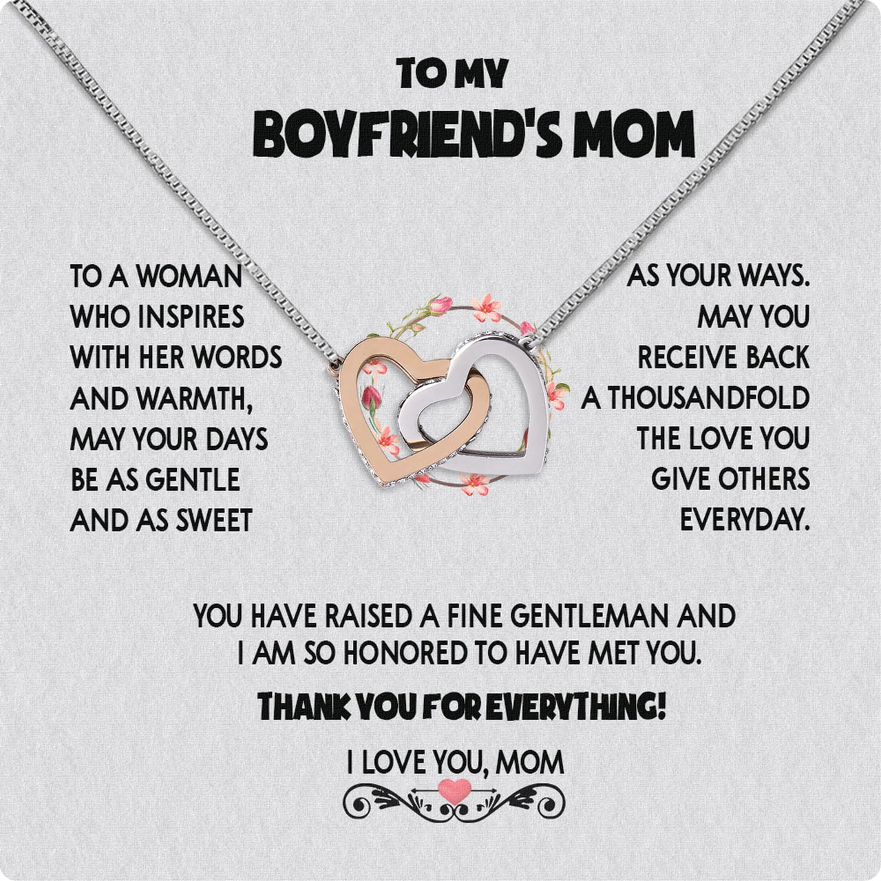 Boyfriend’s Mom Necklace: A Heartfelt Gift for the Woman Who Raised Him