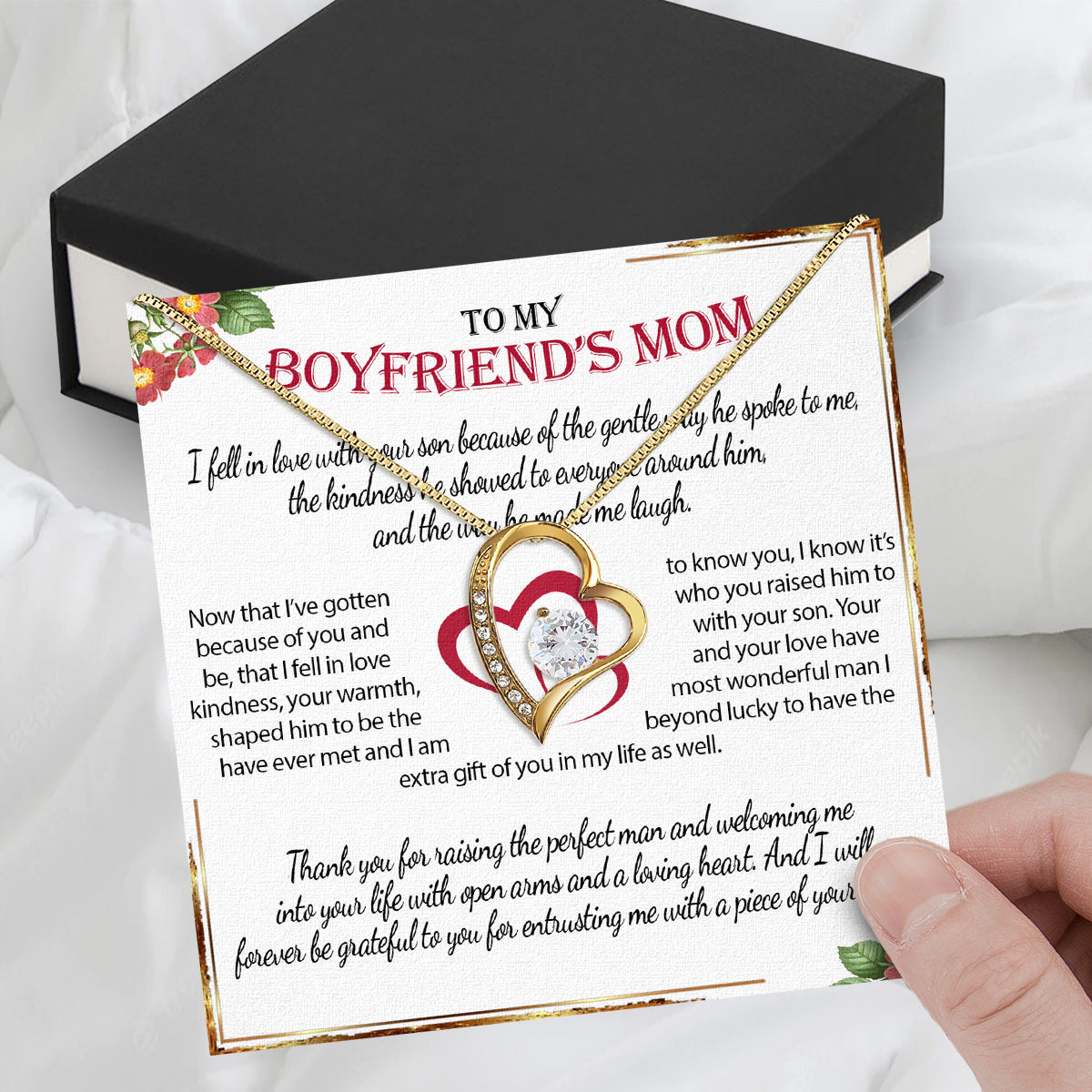 Boyfriend's Mom Necklace: A Heartfelt Gift for the Woman Who Raised Him