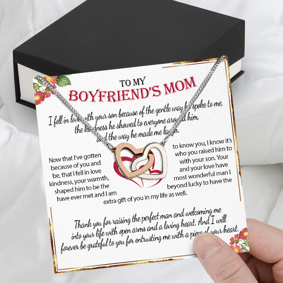 Boyfriend's Mom Necklace: A Heartfelt Gift for the Woman Who Raised Him