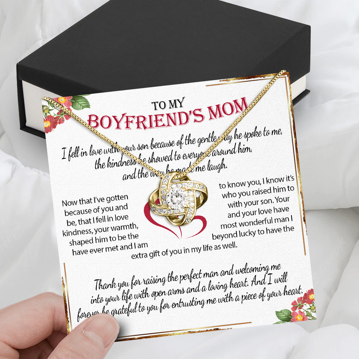 Boyfriend's Mom Necklace: A Heartfelt Gift for the Woman Who Raised Him