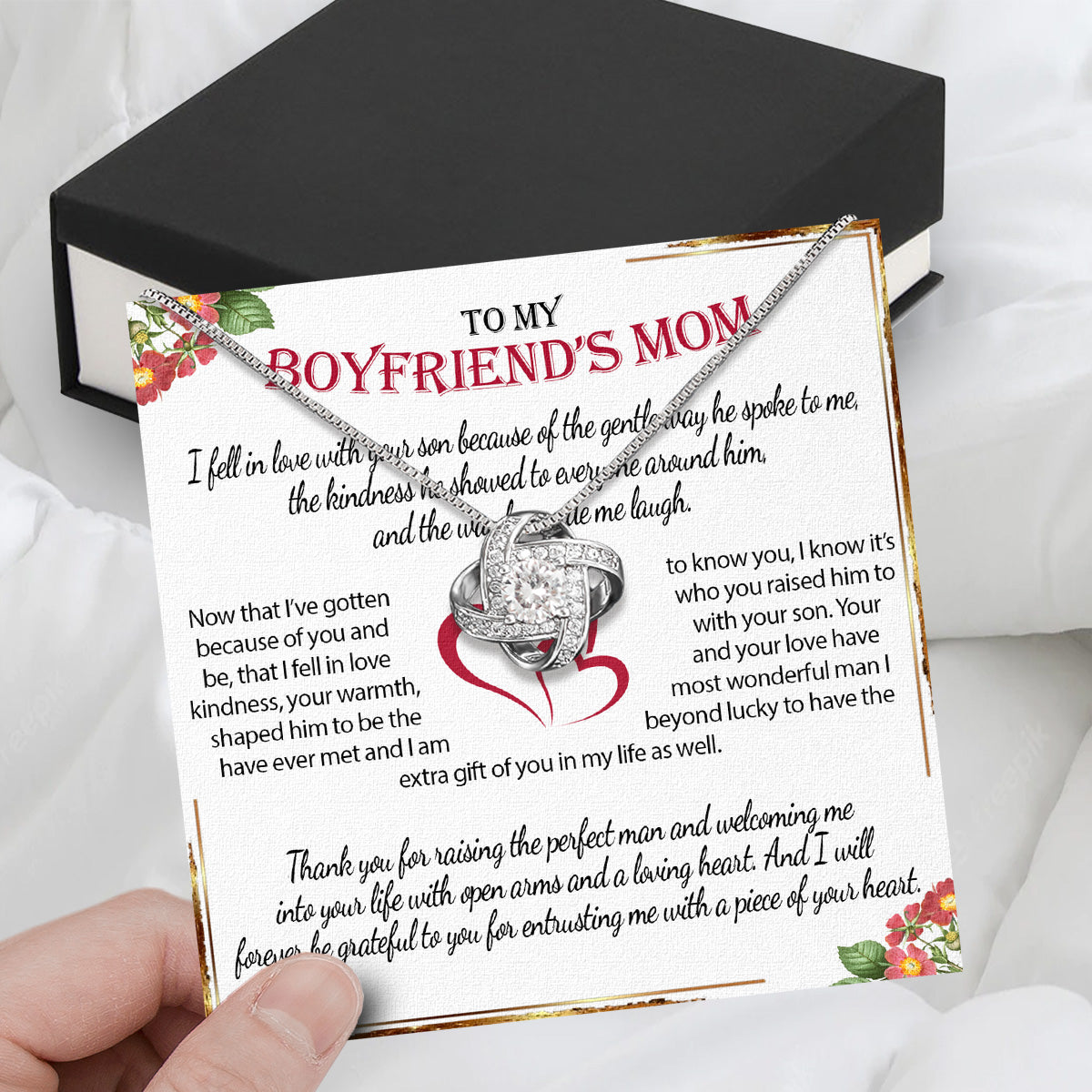 Boyfriend's Mom Necklace: A Heartfelt Gift for the Woman Who Raised Him