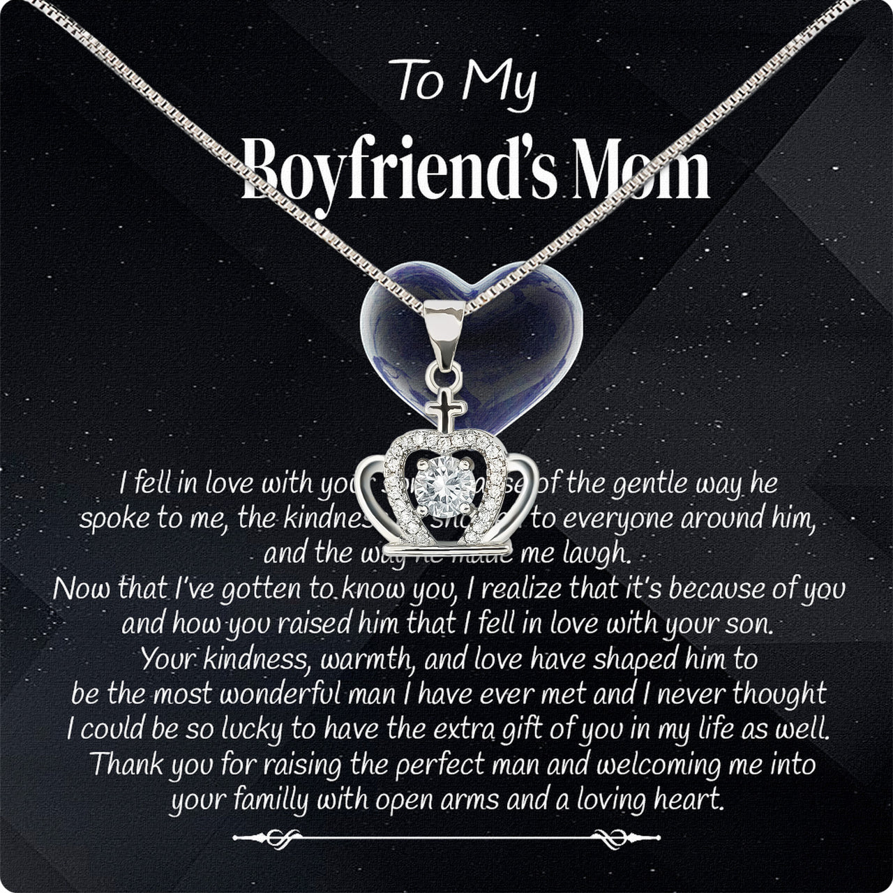 Boyfriend’s Mom Necklace: A Heartfelt Gift for the Woman Who Raised Him