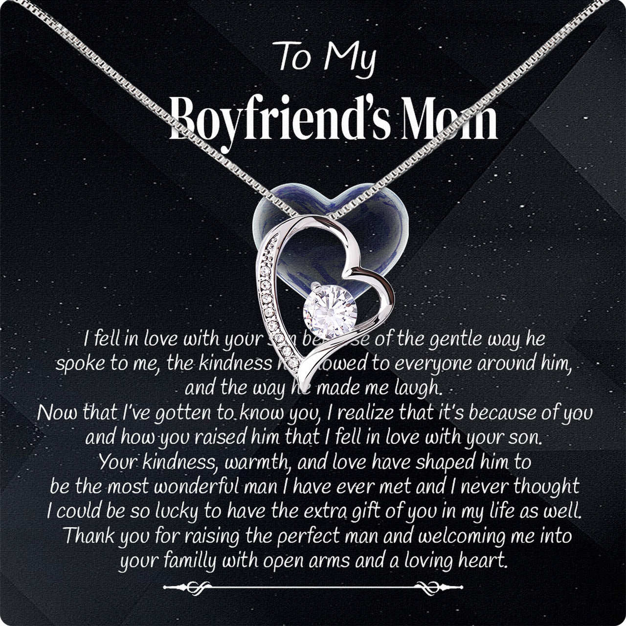 Boyfriend’s Mom Necklace: A Heartfelt Gift for the Woman Who Raised Him