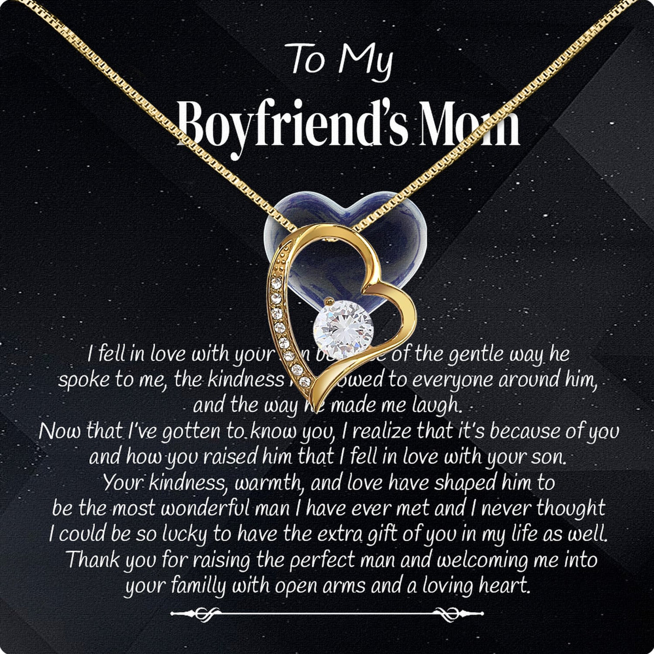 Boyfriend’s Mom Necklace: A Heartfelt Gift for the Woman Who Raised Him