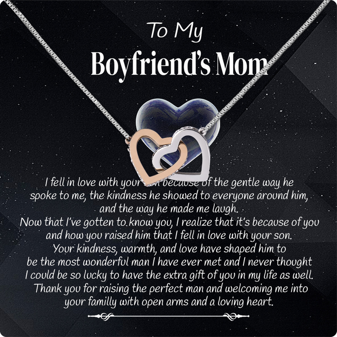 Boyfriend’s Mom Necklace: A Heartfelt Gift for the Woman Who Raised Him