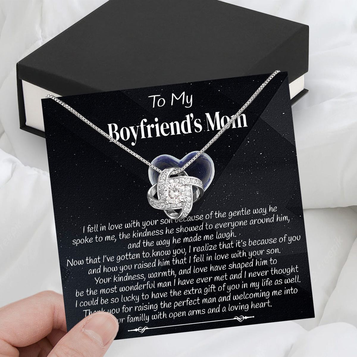 Boyfriend’s Mom Necklace: A Heartfelt Gift for the Woman Who Raised Him