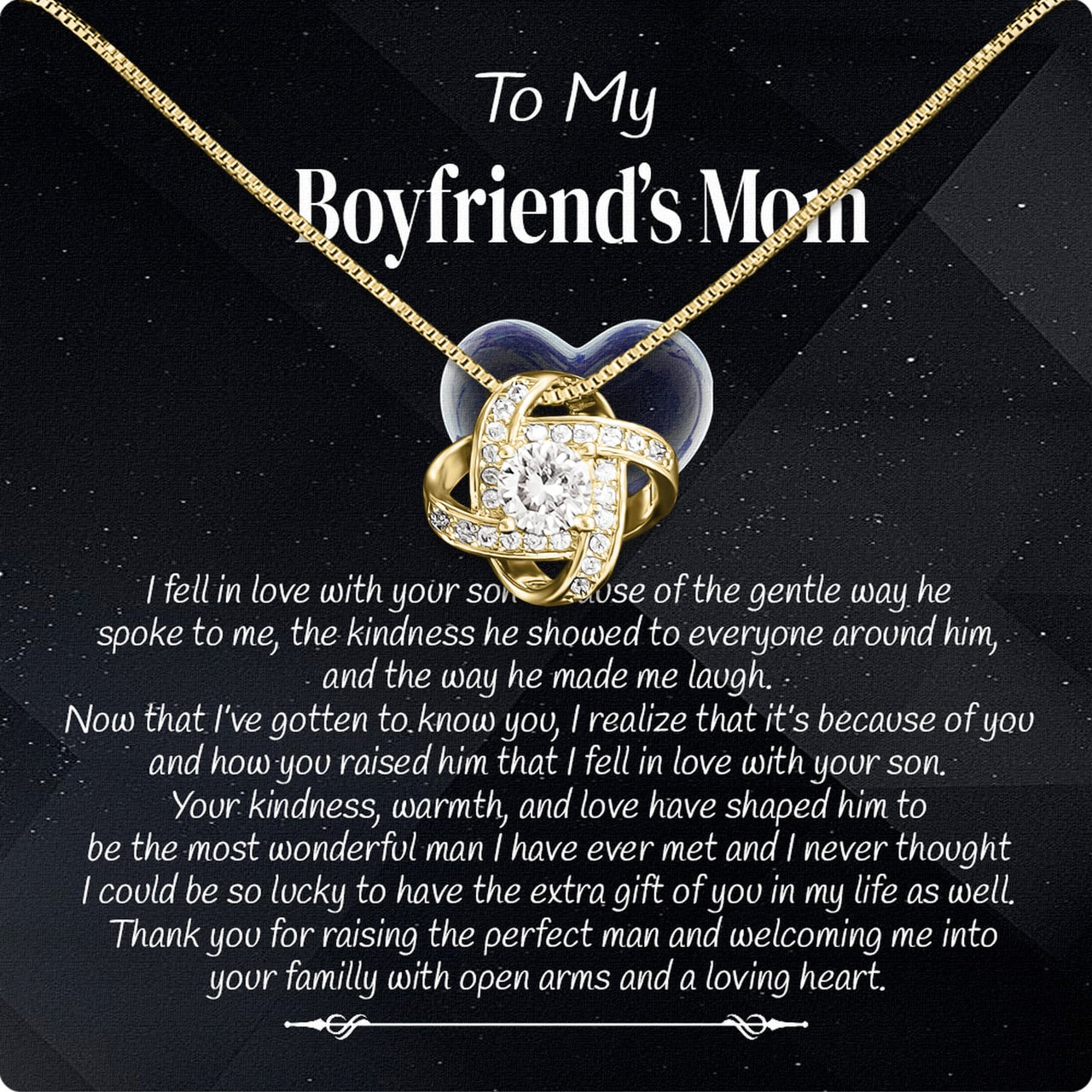 Boyfriend’s Mom Necklace: A Heartfelt Gift for the Woman Who Raised Him