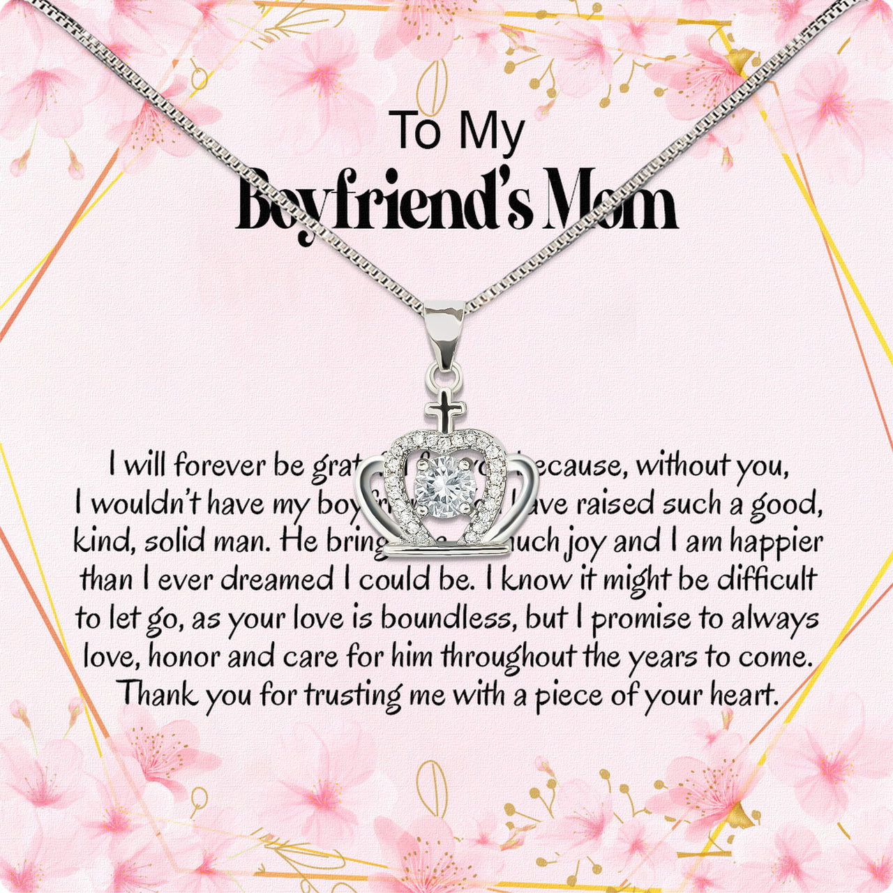 Boyfriend’s Mom Necklace: A Heartfelt Gift for the Woman Who Raised Him