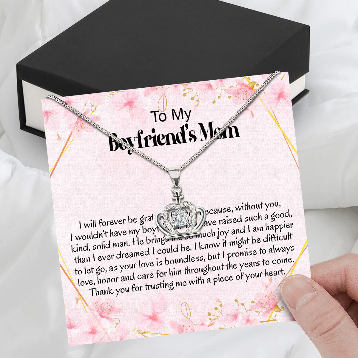 Boyfriend’s Mom Necklace: A Heartfelt Gift for the Woman Who Raised Him