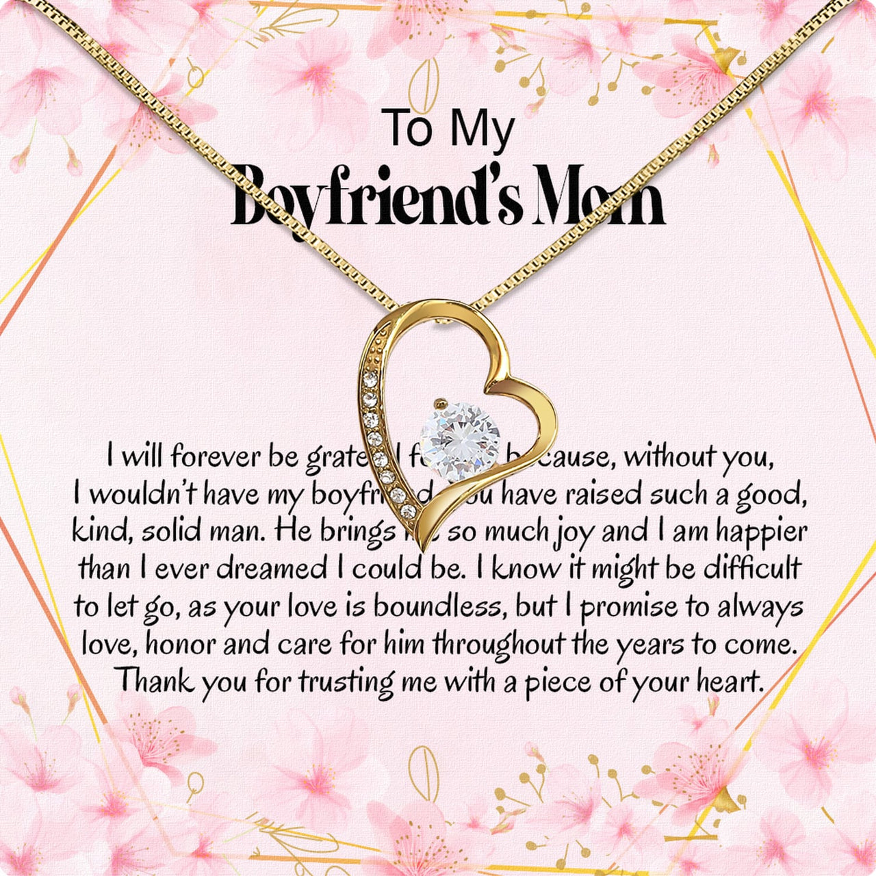 Boyfriend’s Mom Necklace: A Heartfelt Gift for the Woman Who Raised Him