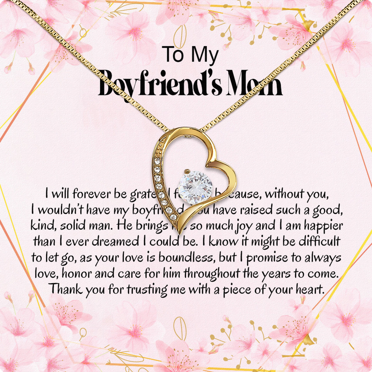 Boyfriend’s Mom Necklace: A Heartfelt Gift for the Woman Who Raised Him