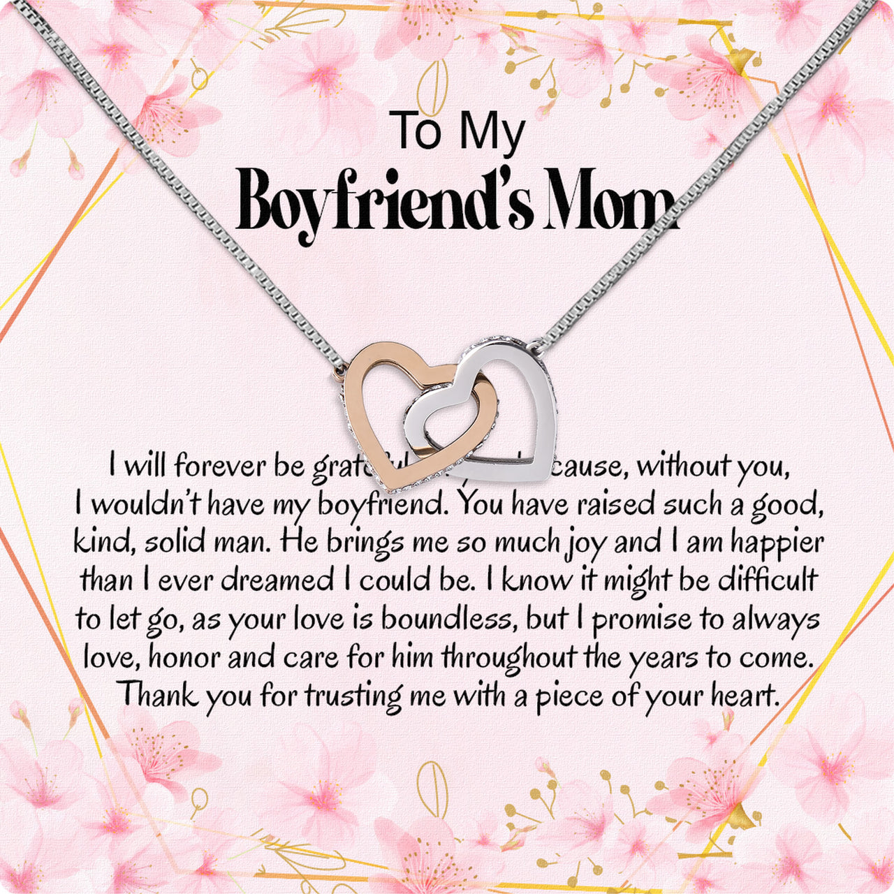 Boyfriend’s Mom Necklace: A Heartfelt Gift for the Woman Who Raised Him