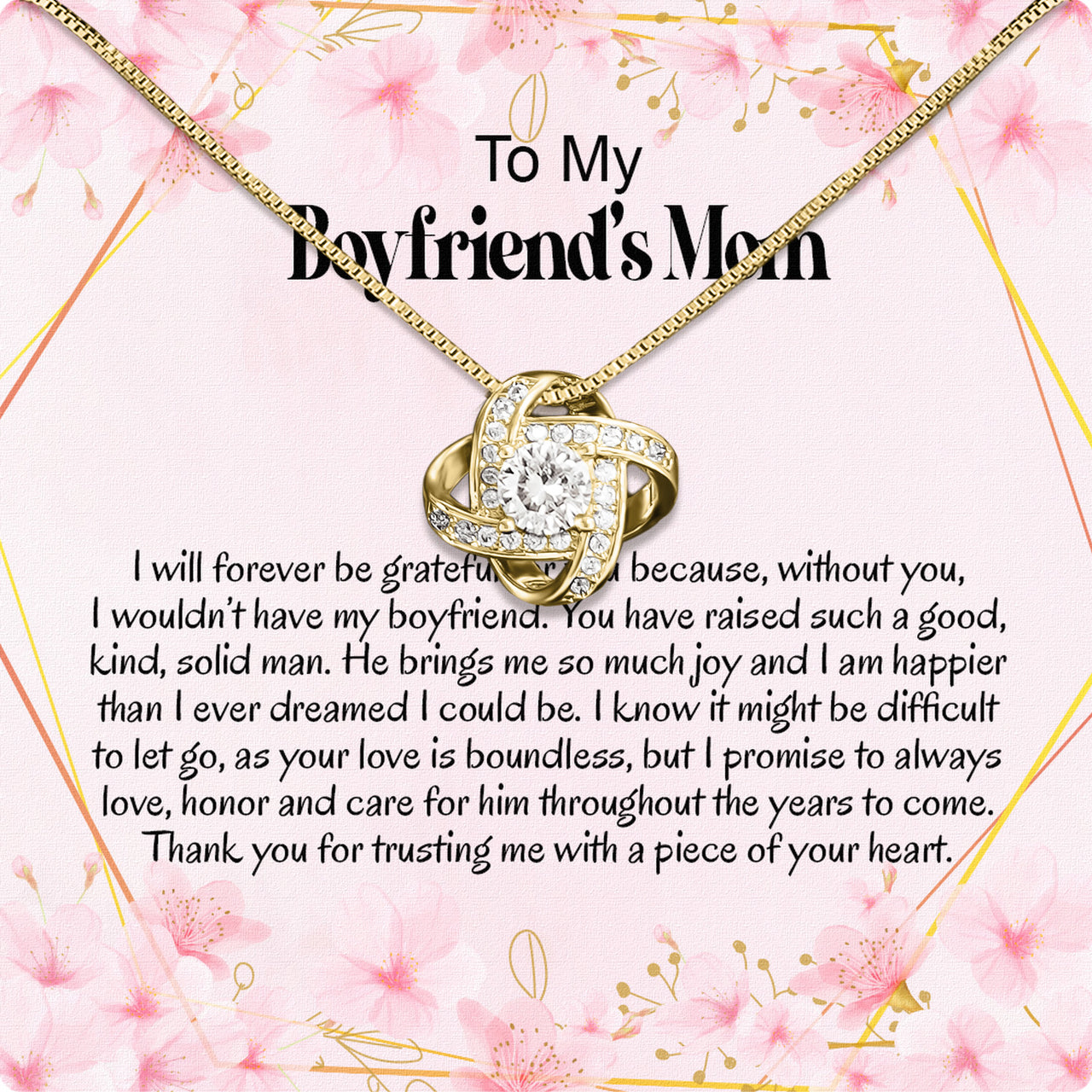 Boyfriend’s Mom Necklace: A Heartfelt Gift for the Woman Who Raised Him