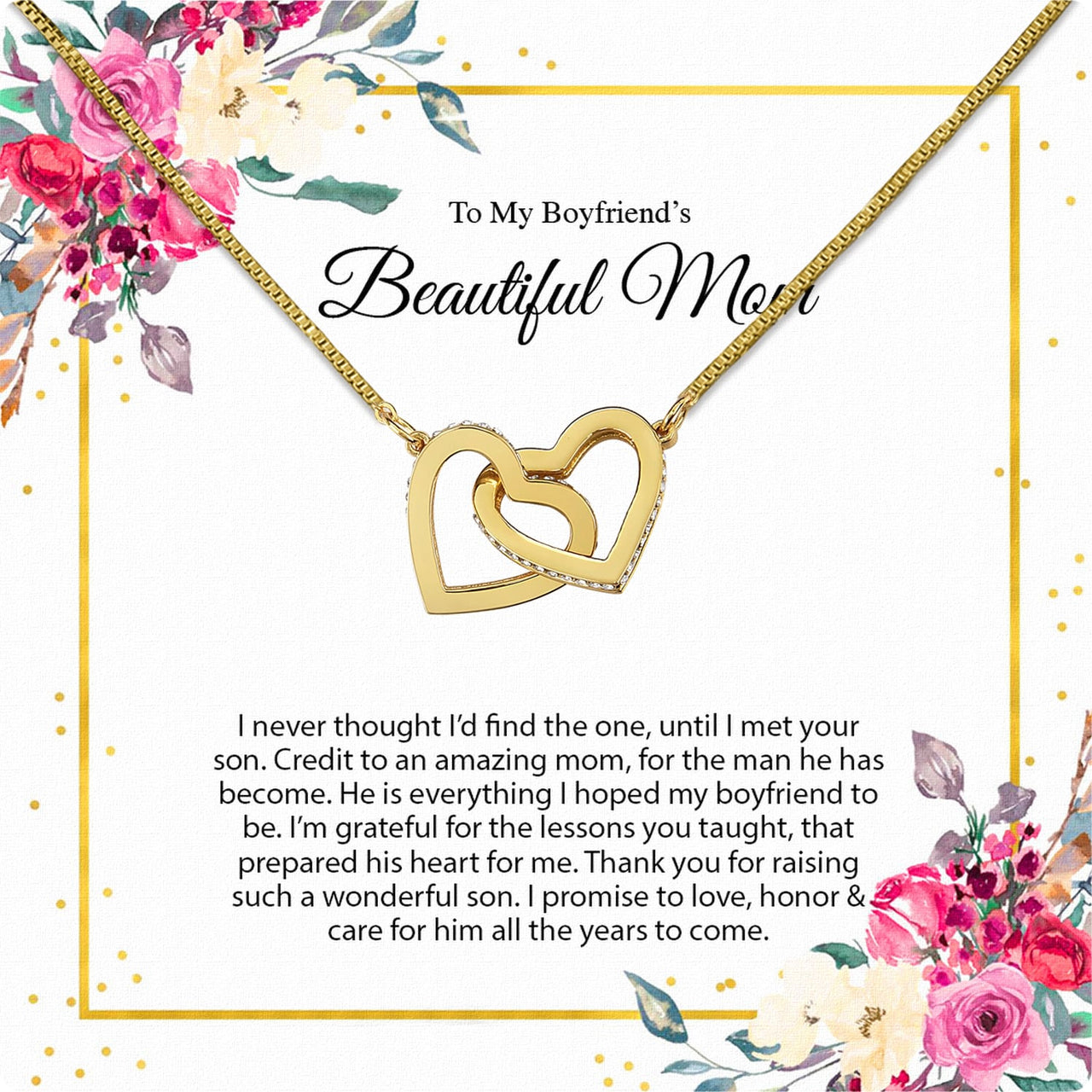 Boyfriend’s Mom Necklace: A Heartfelt Gift for the Woman Who Raised Him