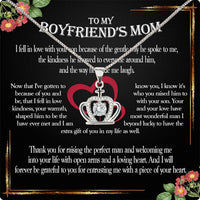 Thumbnail for Boyfriend's Mom Necklace: A Heartfelt Gift for the Woman Who Raised Him