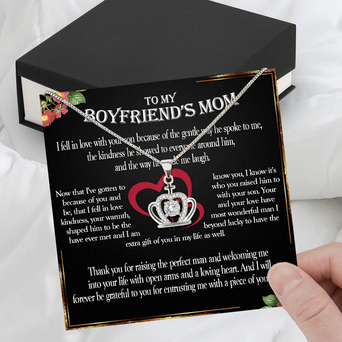 Boyfriend's Mom Necklace: A Heartfelt Gift for the Woman Who Raised Him