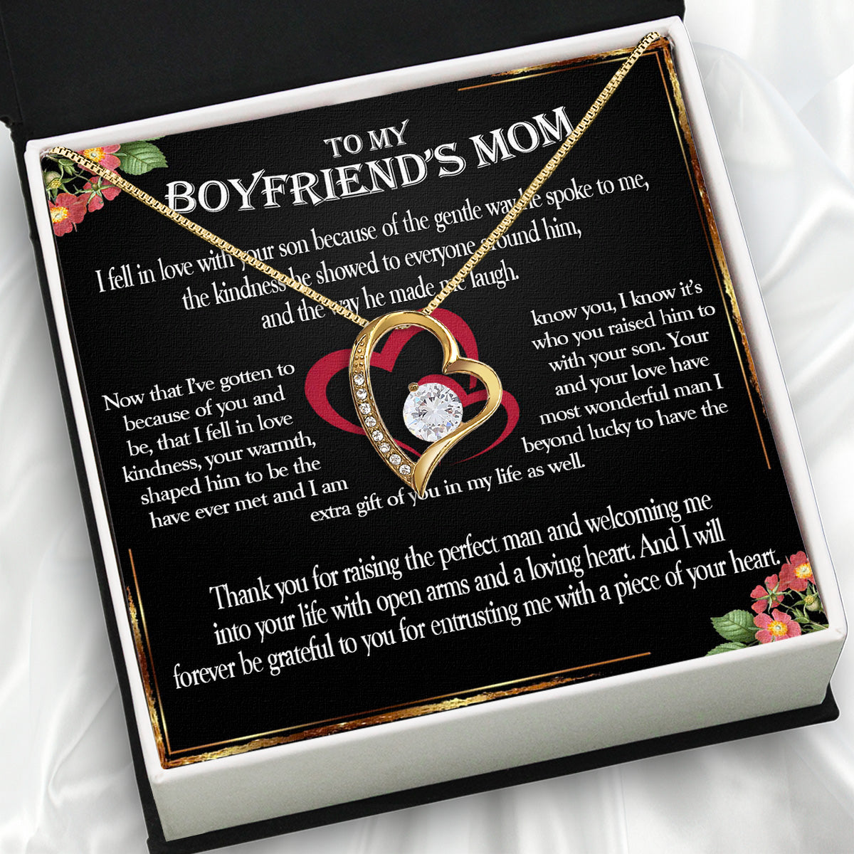 Boyfriend's Mom Necklace: A Heartfelt Gift for the Woman Who Raised Him