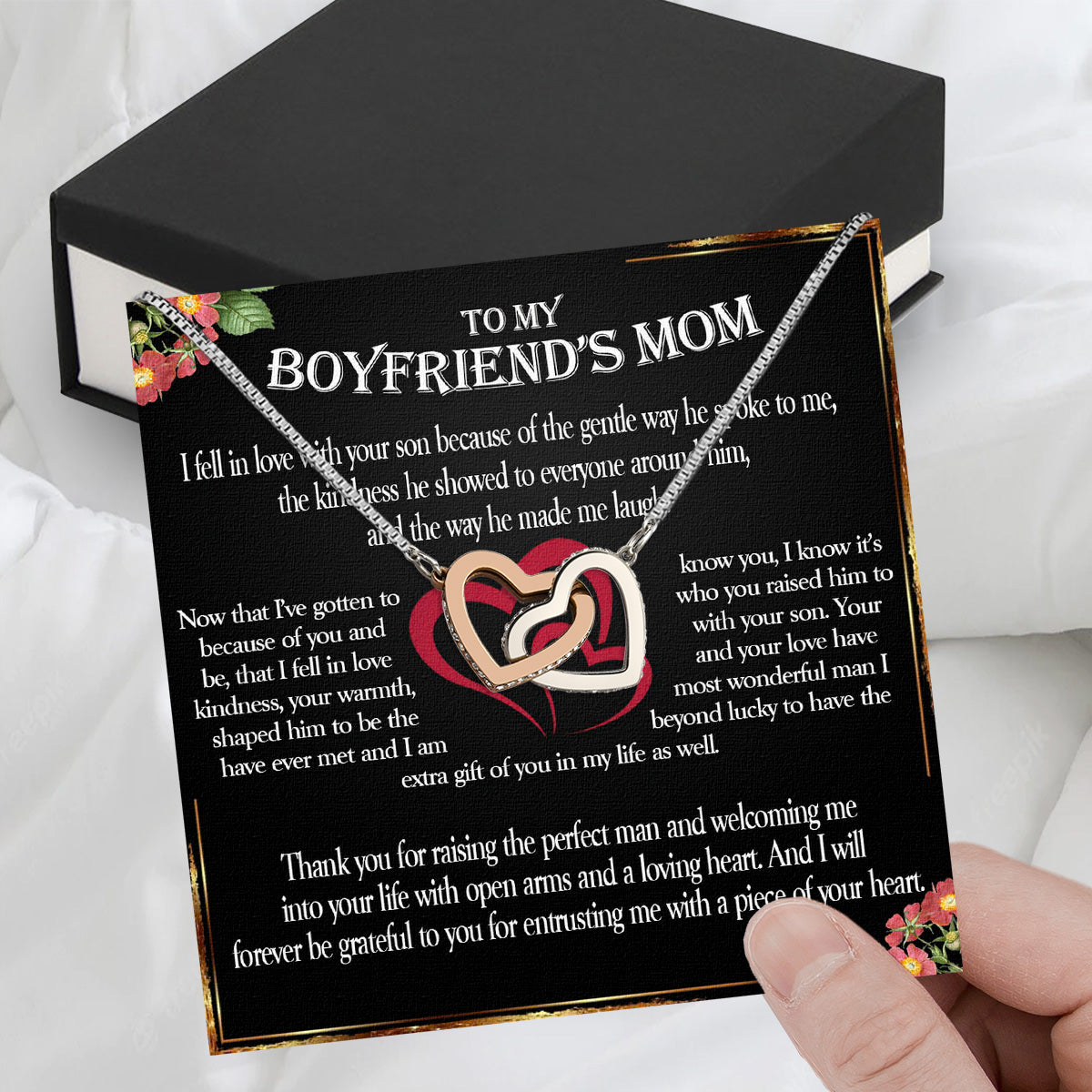 Boyfriend's Mom Necklace: A Heartfelt Gift for the Woman Who Raised Him