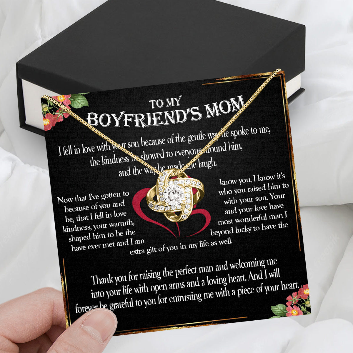 Boyfriend's Mom Necklace: A Heartfelt Gift for the Woman Who Raised Him