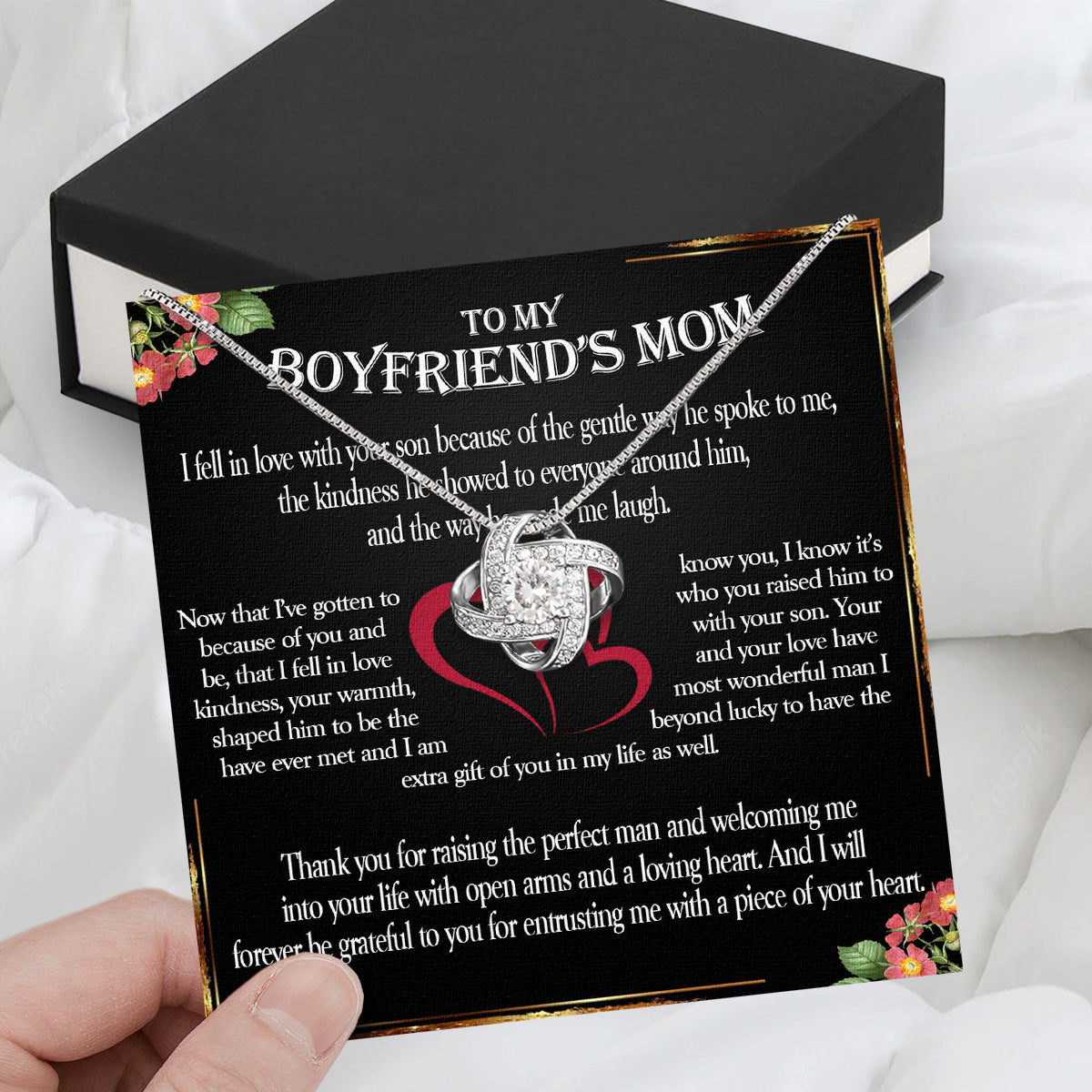 Boyfriend's Mom Necklace: A Heartfelt Gift for the Woman Who Raised Him