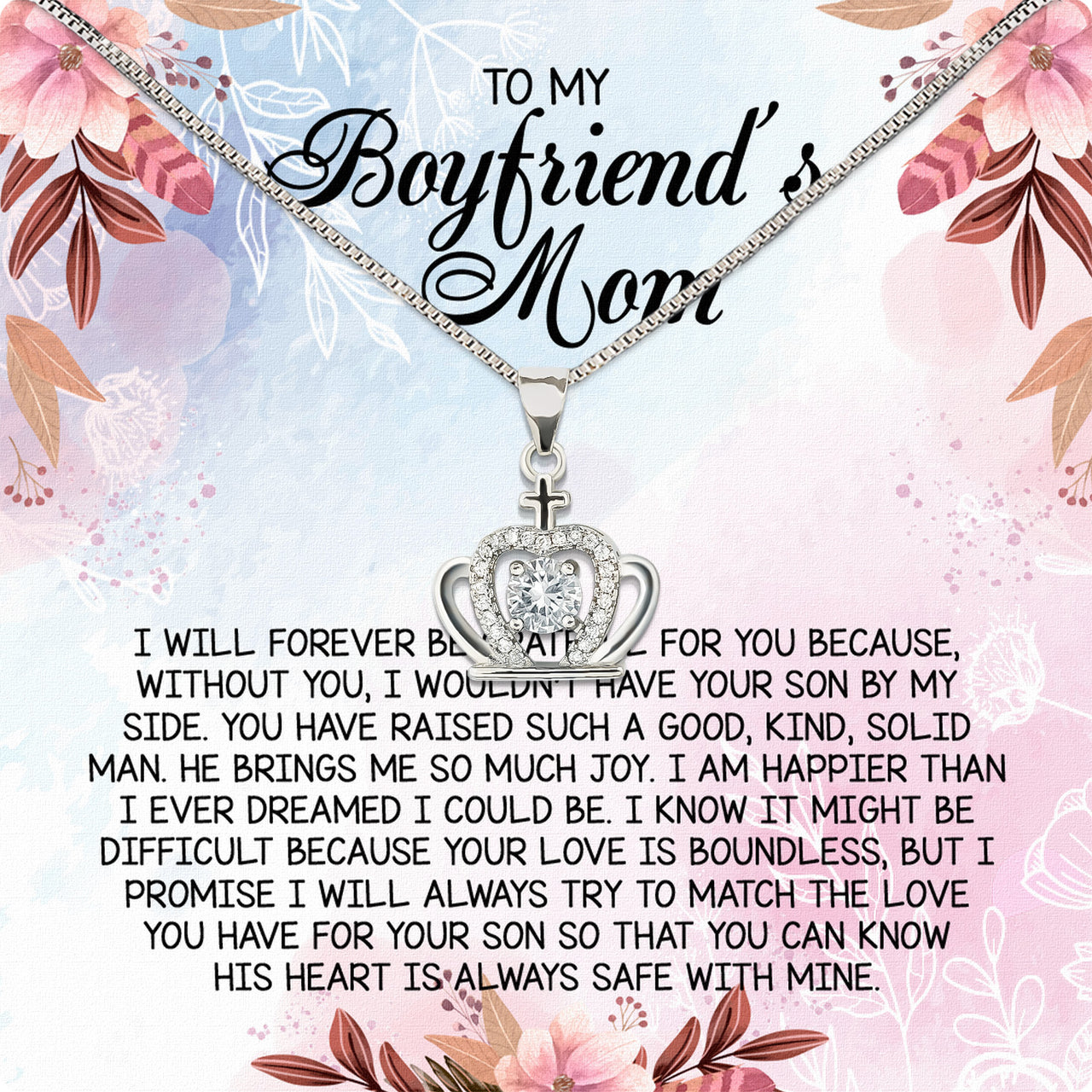 Boyfriend's Mom Necklace: A Heartfelt Gift for the Woman Who Raised Him