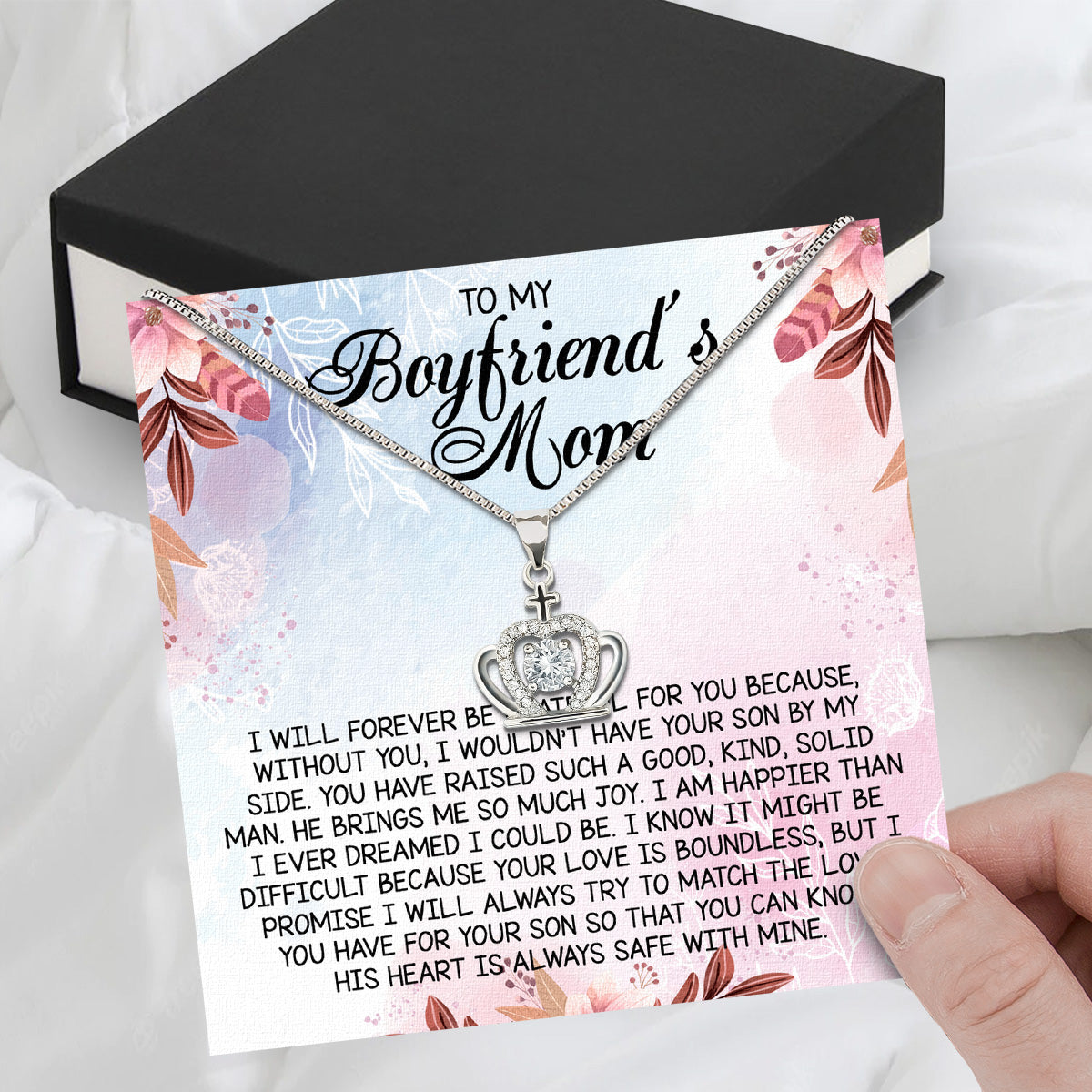 Boyfriend's Mom Necklace: A Heartfelt Gift for the Woman Who Raised Him