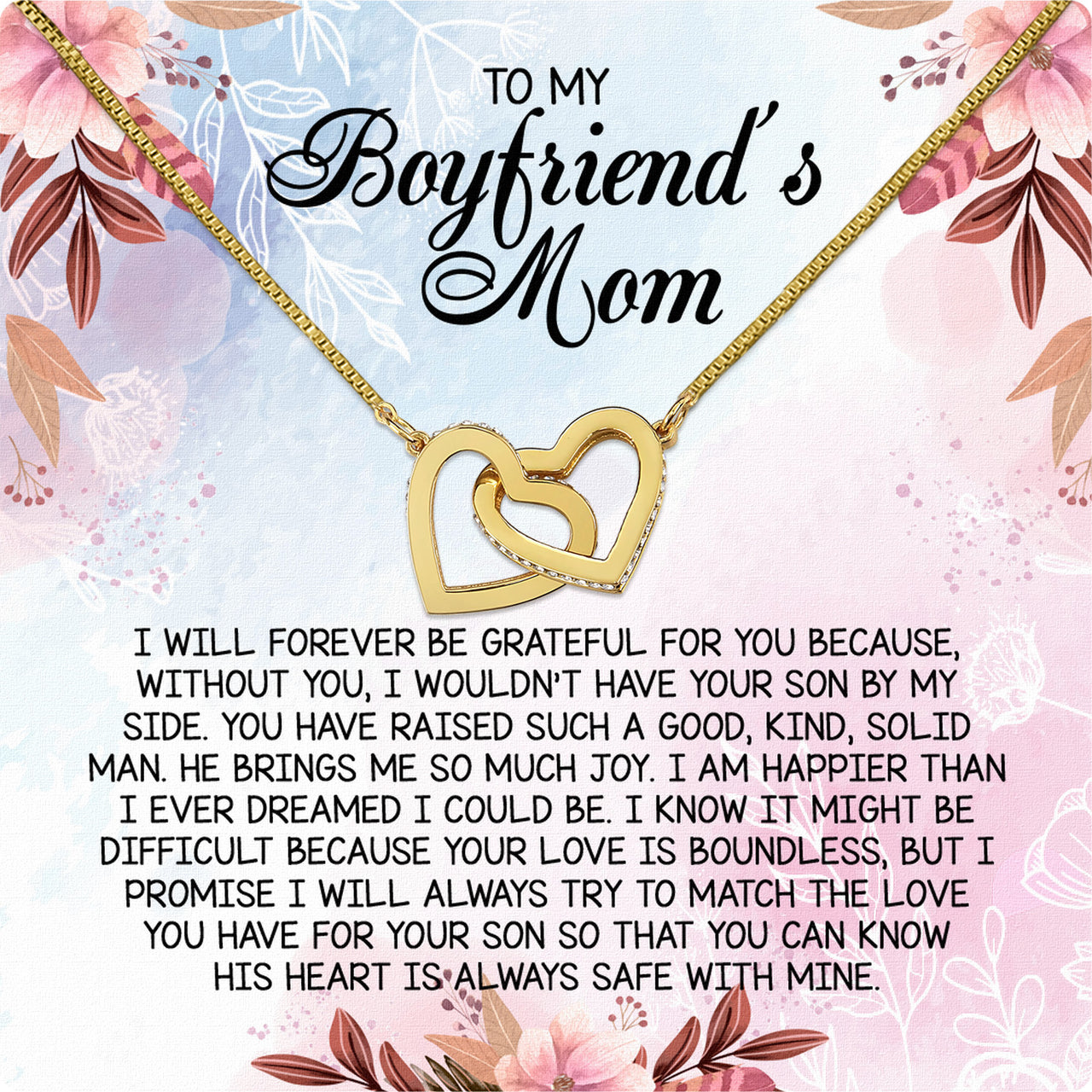 Boyfriend's Mom Necklace: A Heartfelt Gift for the Woman Who Raised Him