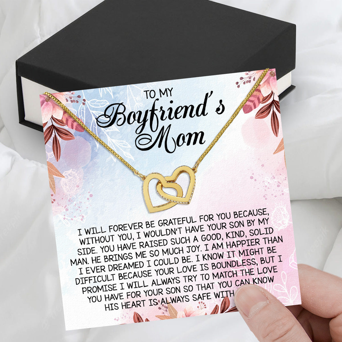 Boyfriend's Mom Necklace: A Heartfelt Gift for the Woman Who Raised Him