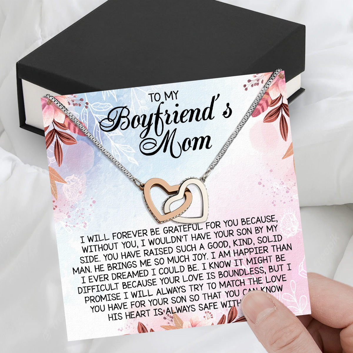 Boyfriend's Mom Necklace: A Heartfelt Gift for the Woman Who Raised Him